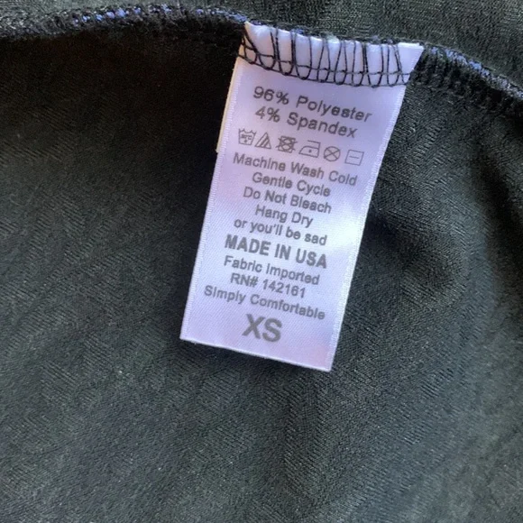 LuLaRoe Blue and Black Long Cardigan Size XS - Picture 5 of 7